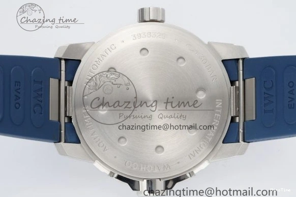 MIROTIME 0416 WellDesigned Aquatimer Automatic SS RSF 1:1 Best Edition Blue Dial on Blue Rubber Strap A 7057